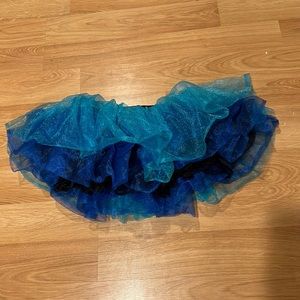 Peacock or Butterfly tutu skirt for Halloween Costume